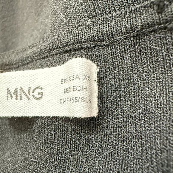 Mango Halter Bodycon Mini Dress Women's XS Black Cocktail Party Going Out NWOT - Picture 11 of 14